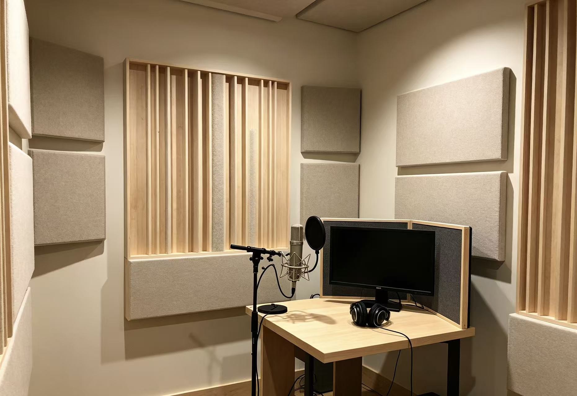 上海录音室：录音室本底噪声怎么压，吸音板和浮筑地面怎么配合？