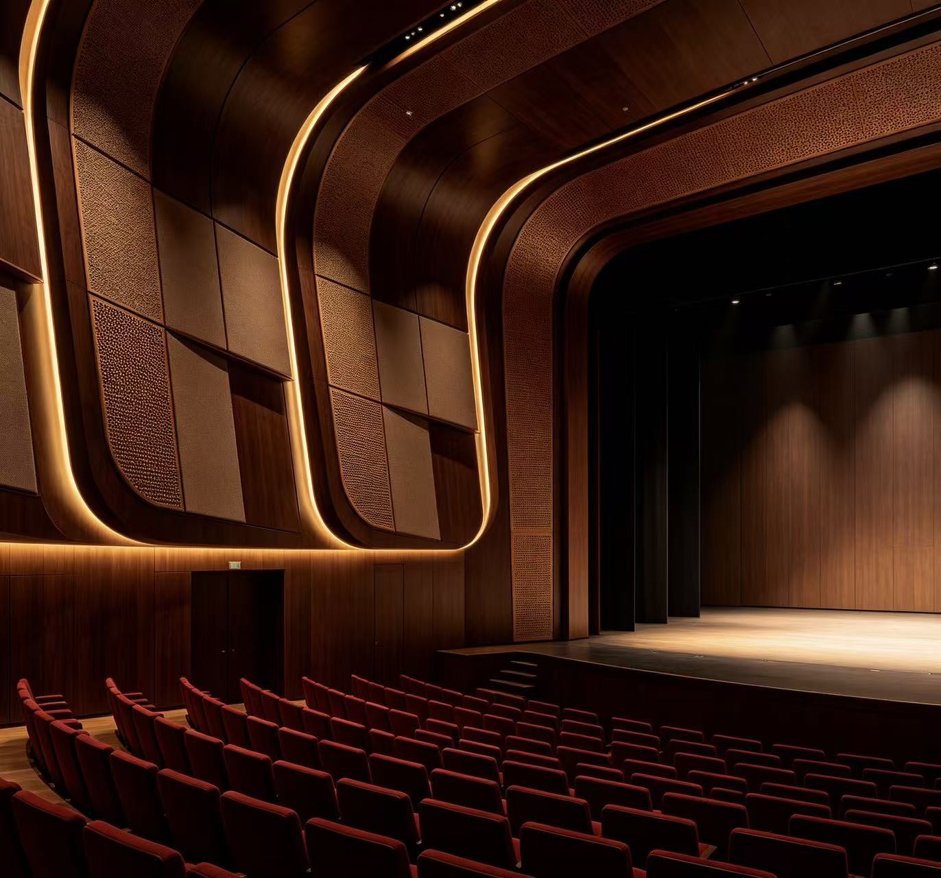 槽木吸音板和穿孔砂岩吸音板，声学特性差别在哪？